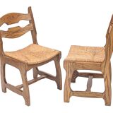 Set of 6 Guillerme and Chambron chairs