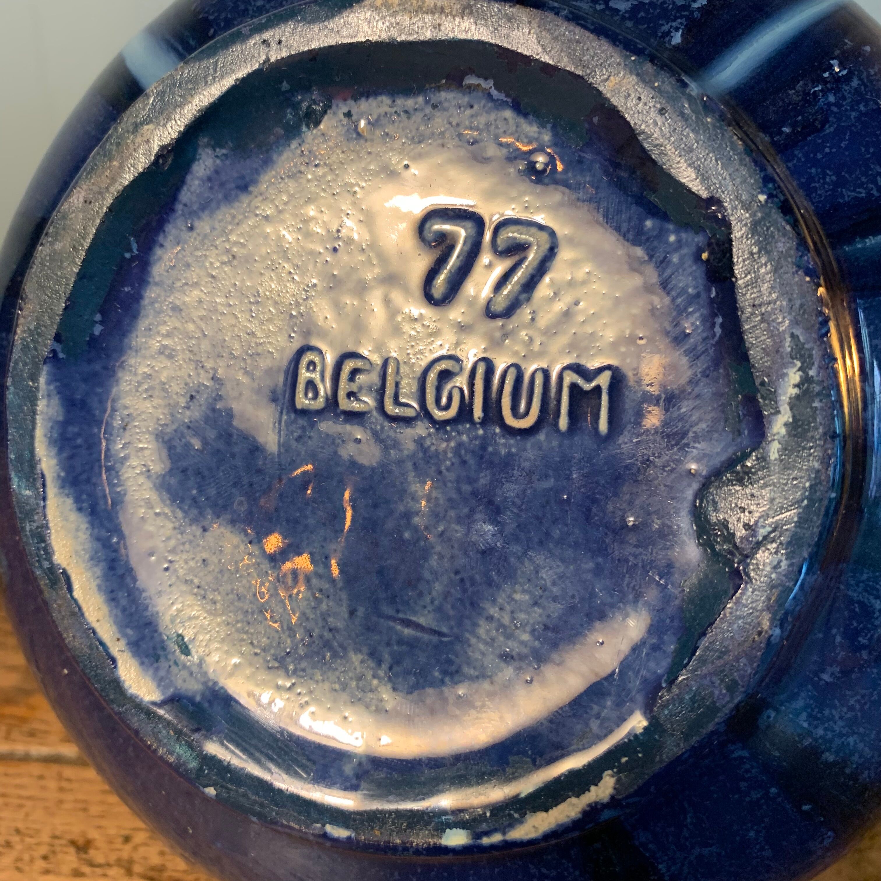 Art Nouveau vase Faience Thulin