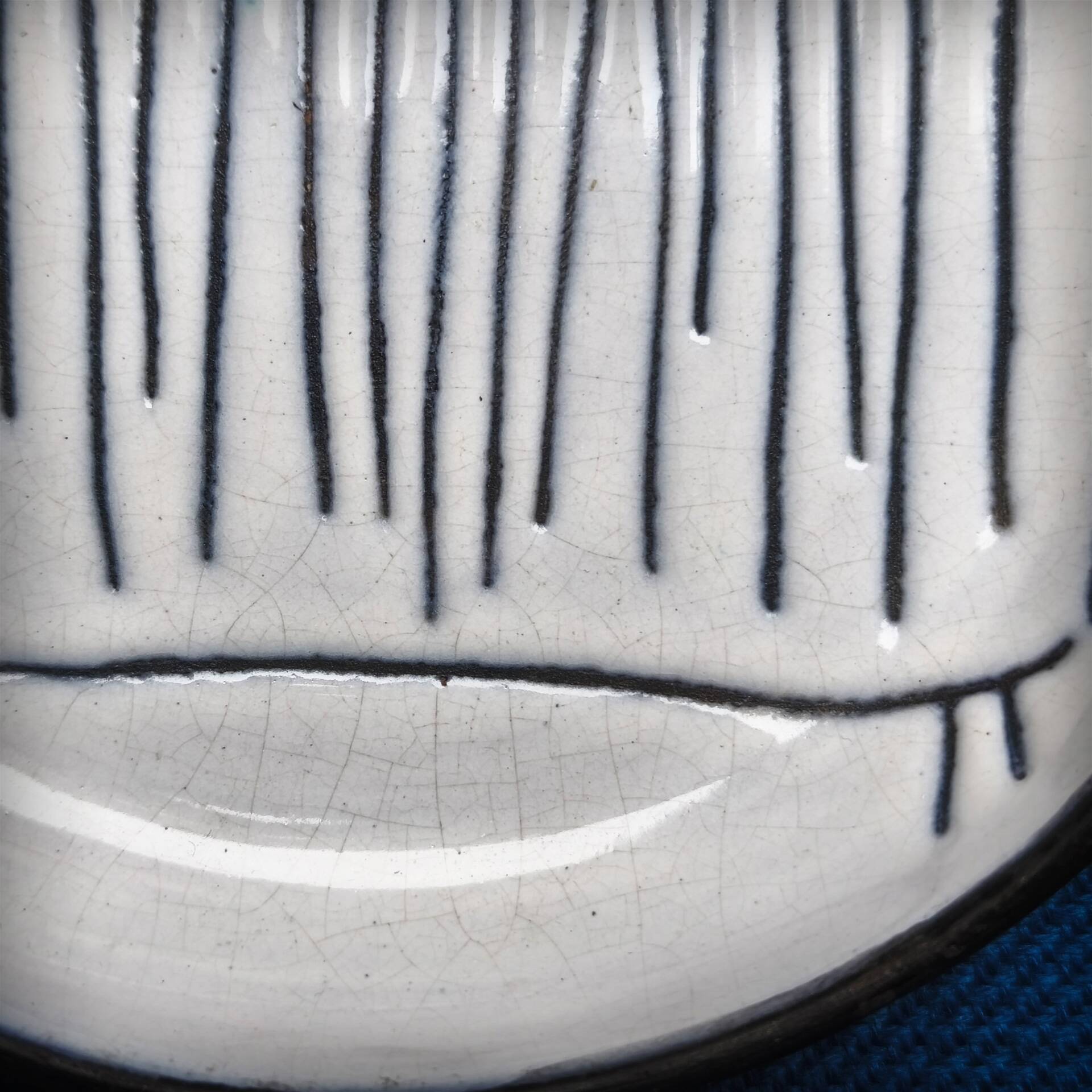 Jacques Innocenti, pair of ceramic cups, Vallauris, 1950s