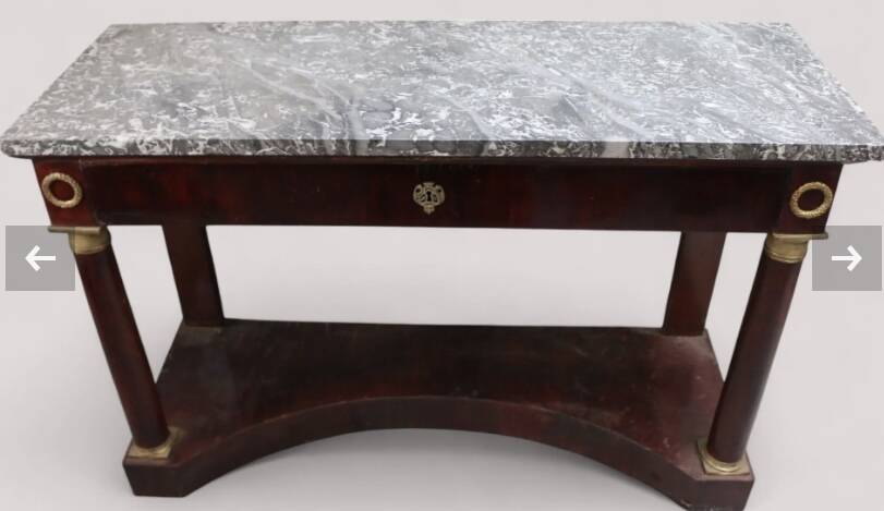 Mahogany console