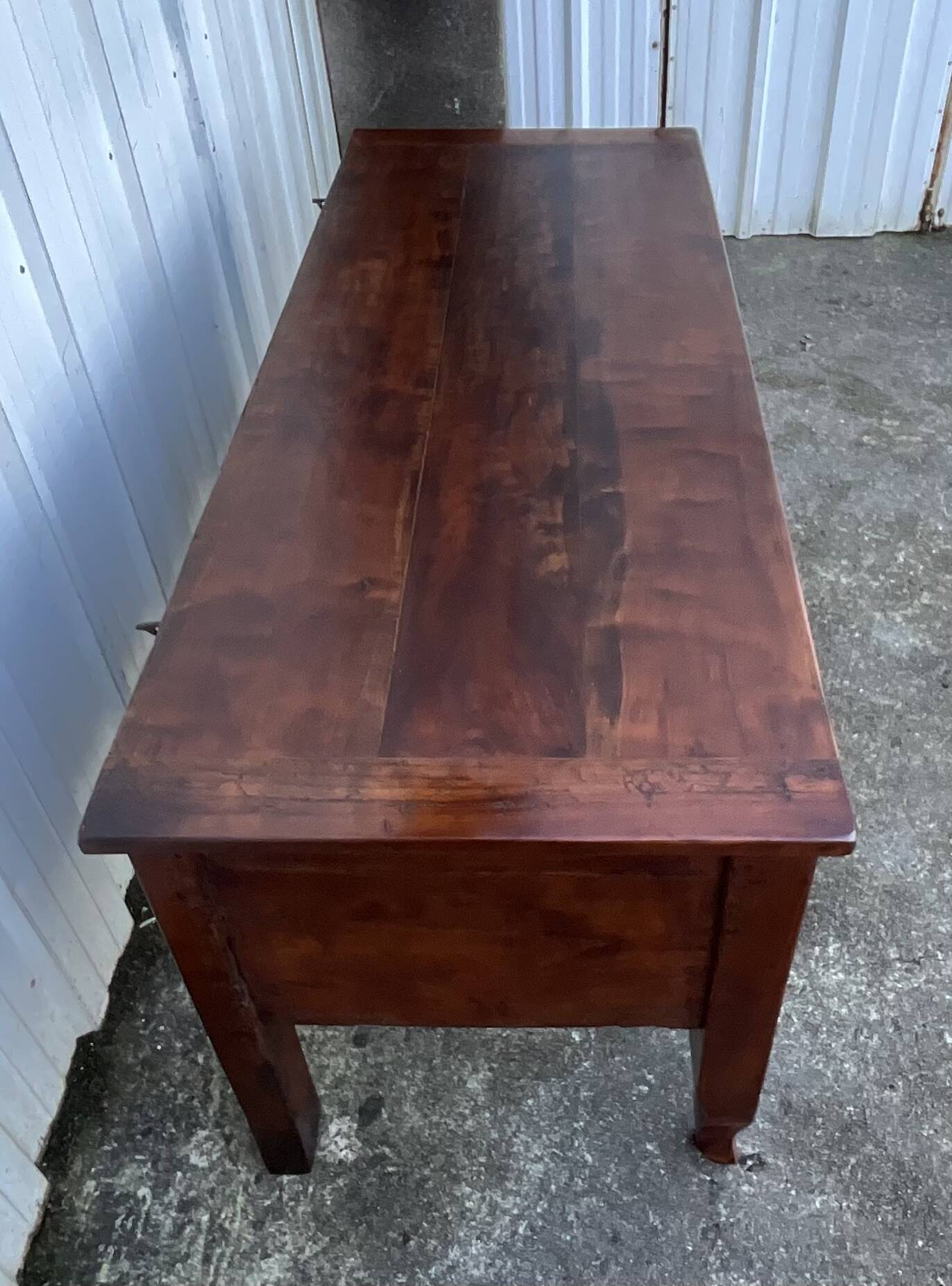 Solid cherry wood chest – late 19th century