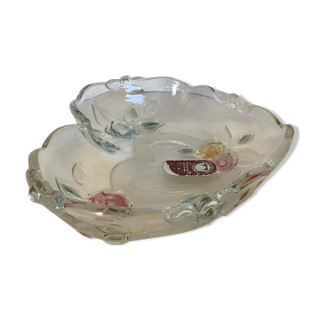 Heart-shaped catchall Walther glass Germany
