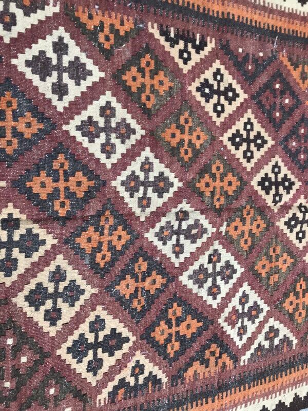 Kilim persian ghashghai woven hand 131 x 246 cm