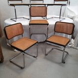Series of 6 chairs b32 by Marcel Breuer