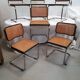 Serie de 6 chaises b32 de Marcel Breuer