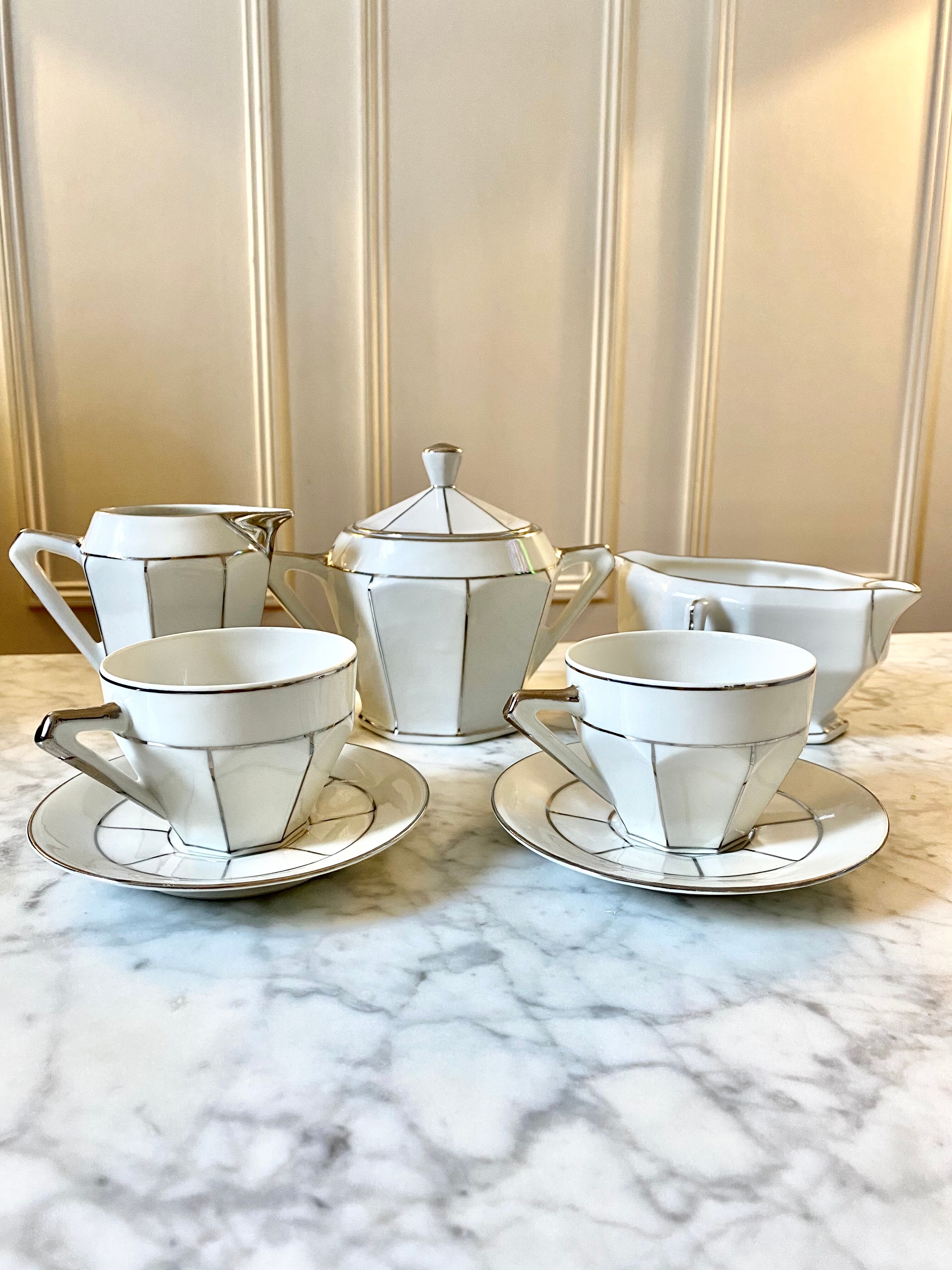 Art Deco coffee service