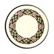 Antique ceramic trivet - floral decoration