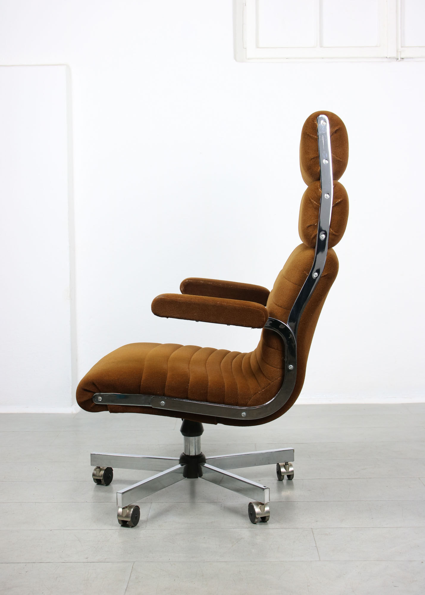 Chaise de direction vintage soft pad, années 80