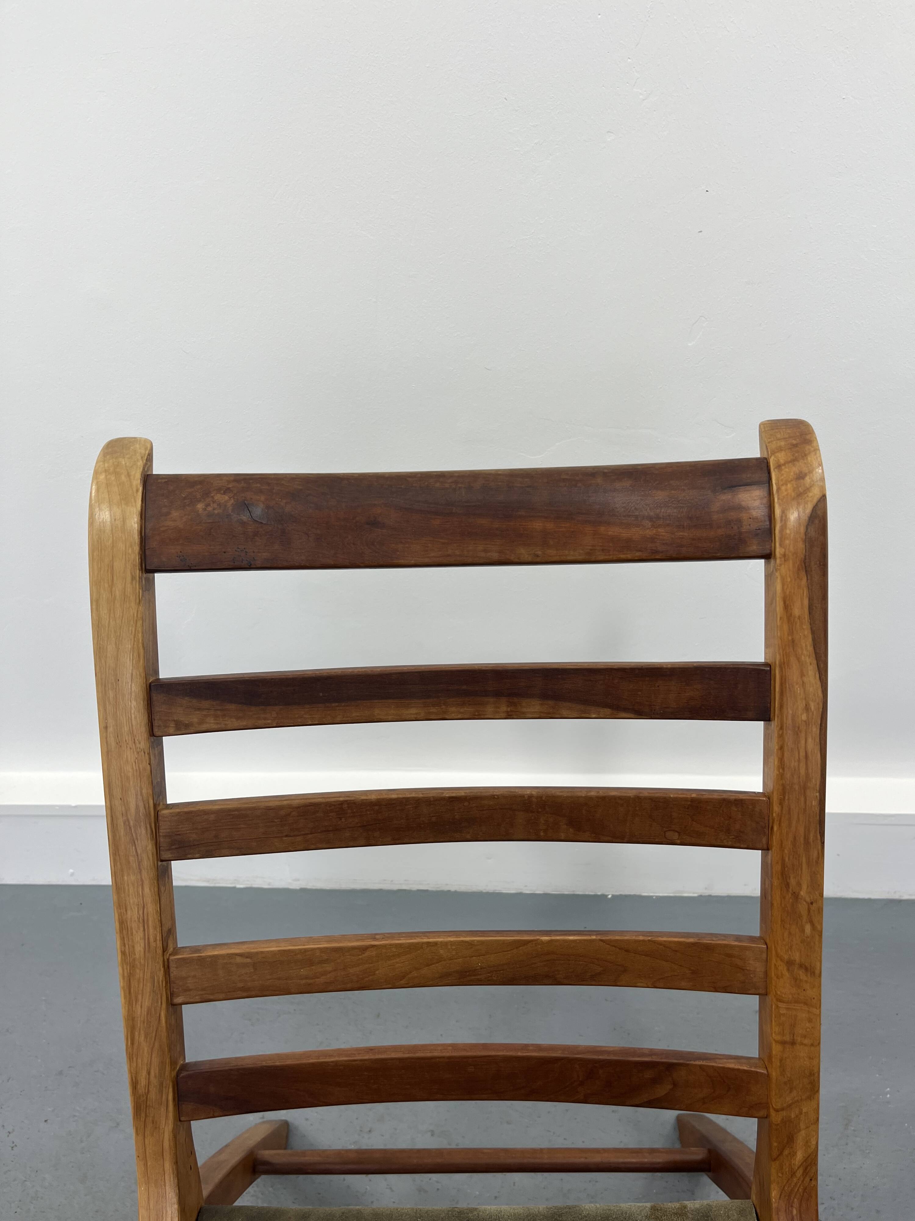 Leather vintage armchair, 1970s