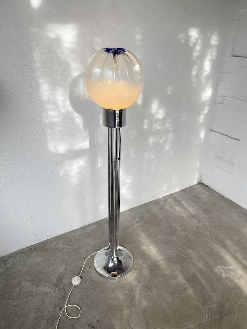 Mazzega floor lamp 1970 Murano glass