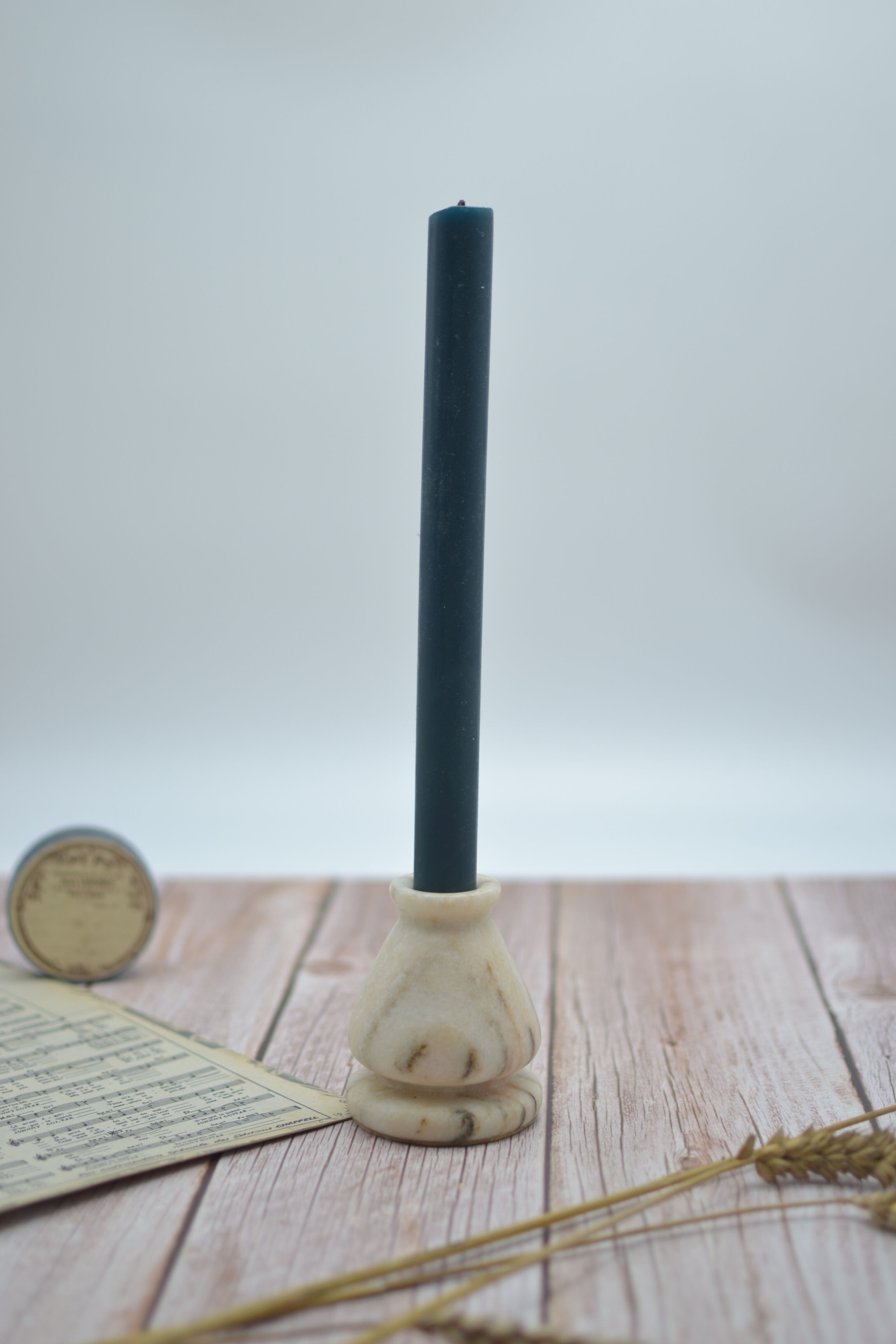 Marble candle holder