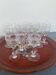 10 chiseled crystal port glasses