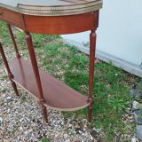 Console en bois style louis XVI