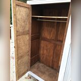 Armoire parisienne à 2 portes grise