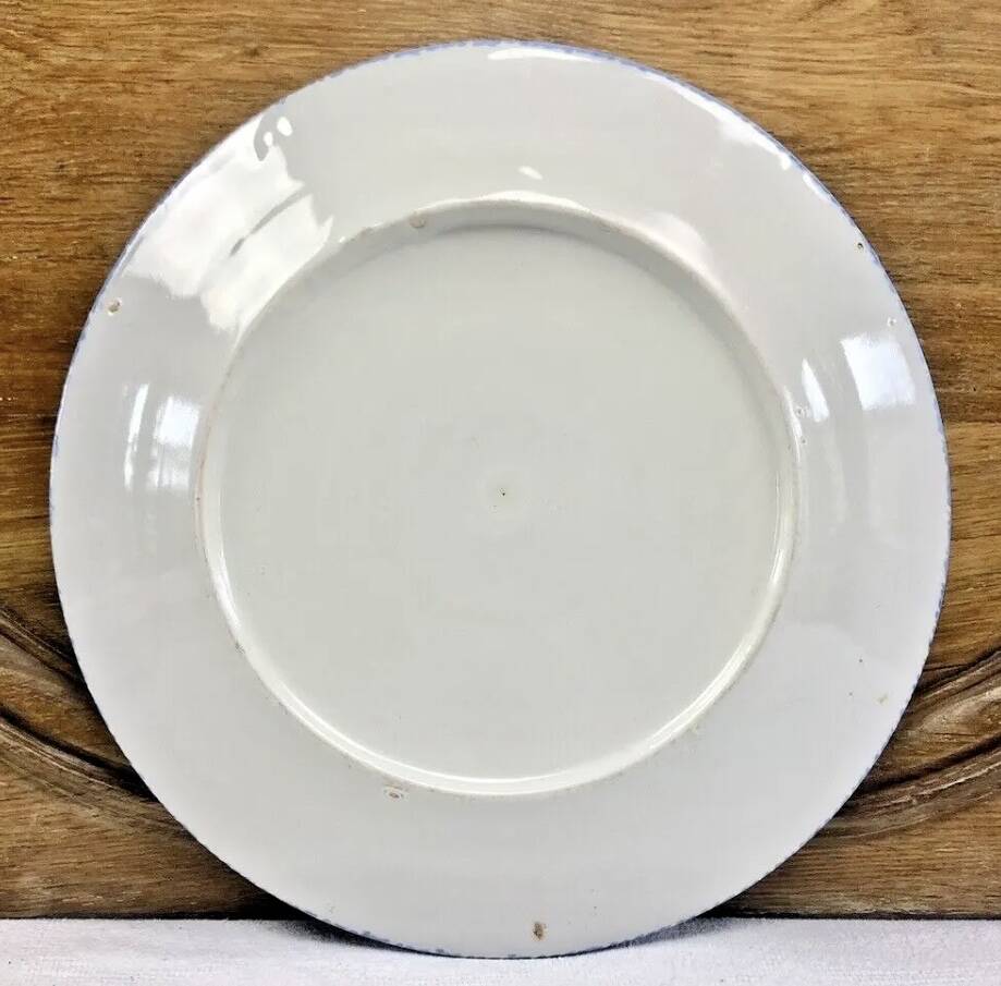 Old rooster hen dish Saint Clément Luneville model Charolles