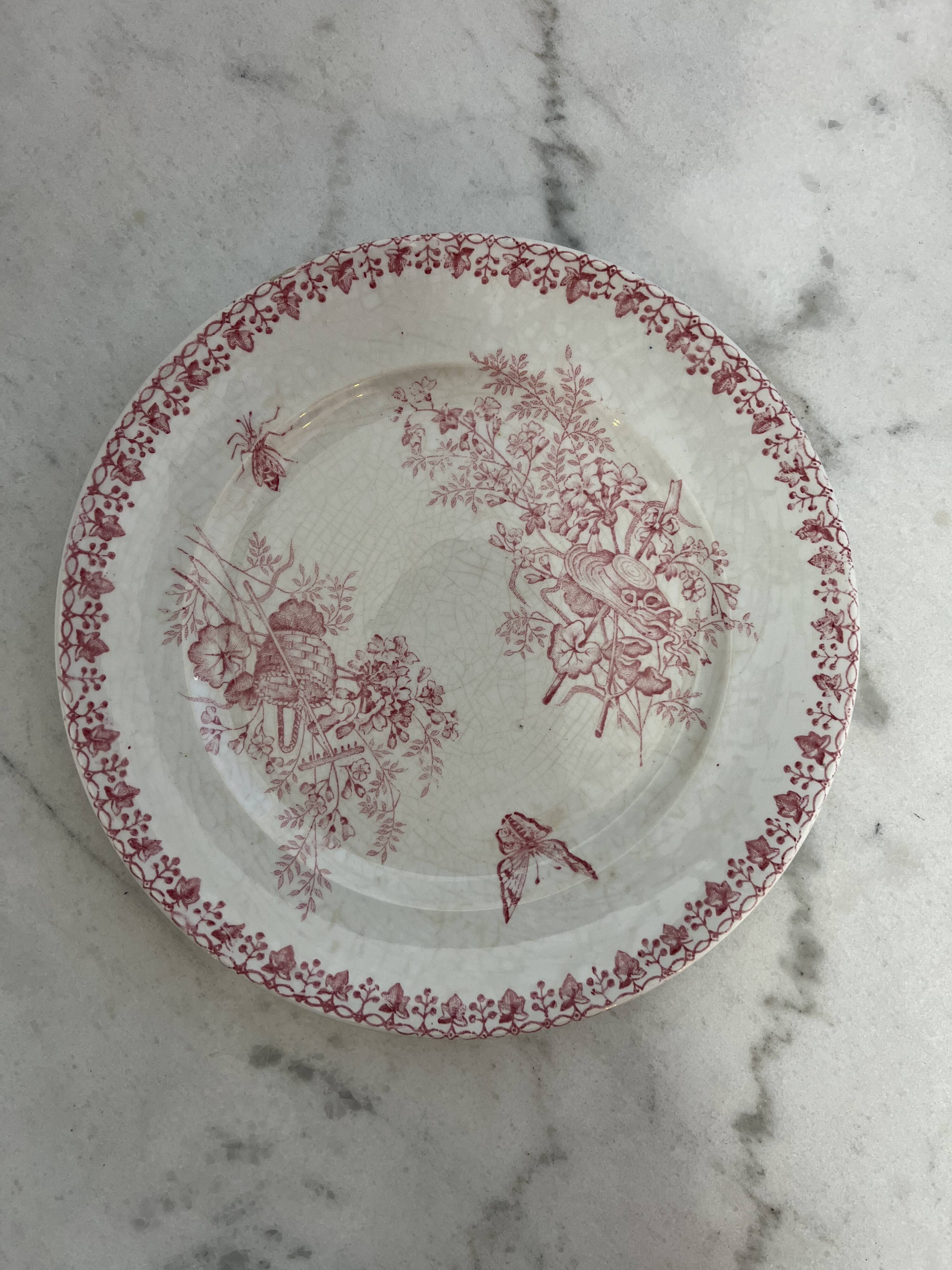 Lot de 4 assiettes plates Onnaing Moisson