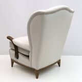 Attributed of Paolo Buffa Mid-Century Modern Italian Velvet Armchairs, 1950