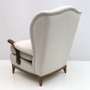 Attributed of Paolo Buffa Mid-Century Modern Italian Velvet Armchairs, 1950