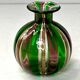Small contemporary glass vase, 20th century design, murano, italy
