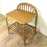 Rattan nightstand