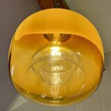 Large Murano Mazzega pendant light from the 70s