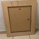 Large rectangular wall mirror – Textured relief frame – 68 × 57.5