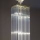 Art Deco style floor lamp made in the 70s in Murano glass