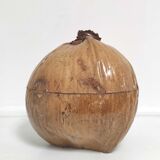 Vintage coconut ice bucket