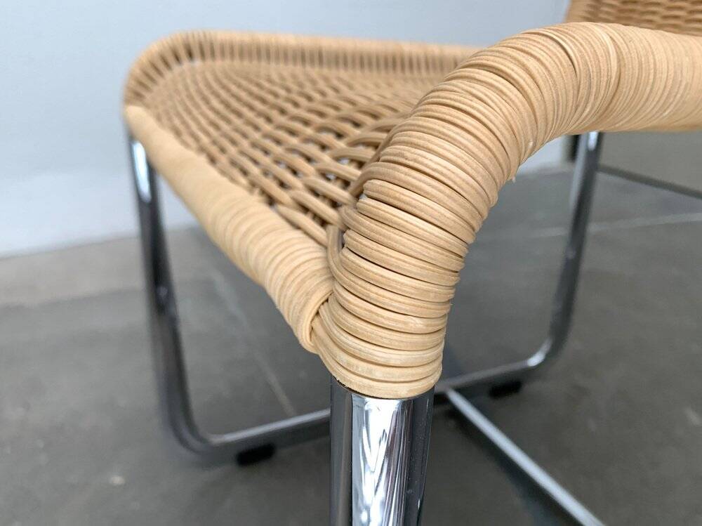 Vintage cantilever armchair D20 German by Tecta