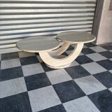Table basse italienne en travertin