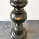 2 solid wooden lampposts