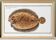 Poster about the leopard flounder, a fish, based on an old engraving from 1746.