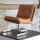 Leather armchair by Raphael Raffel for Apelbaum - France 1970
