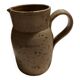 Pitcher in pyrite stoneware