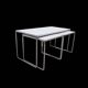 Ensemble de 3 tables d'appoint Brabantia, années 1960, Hollande