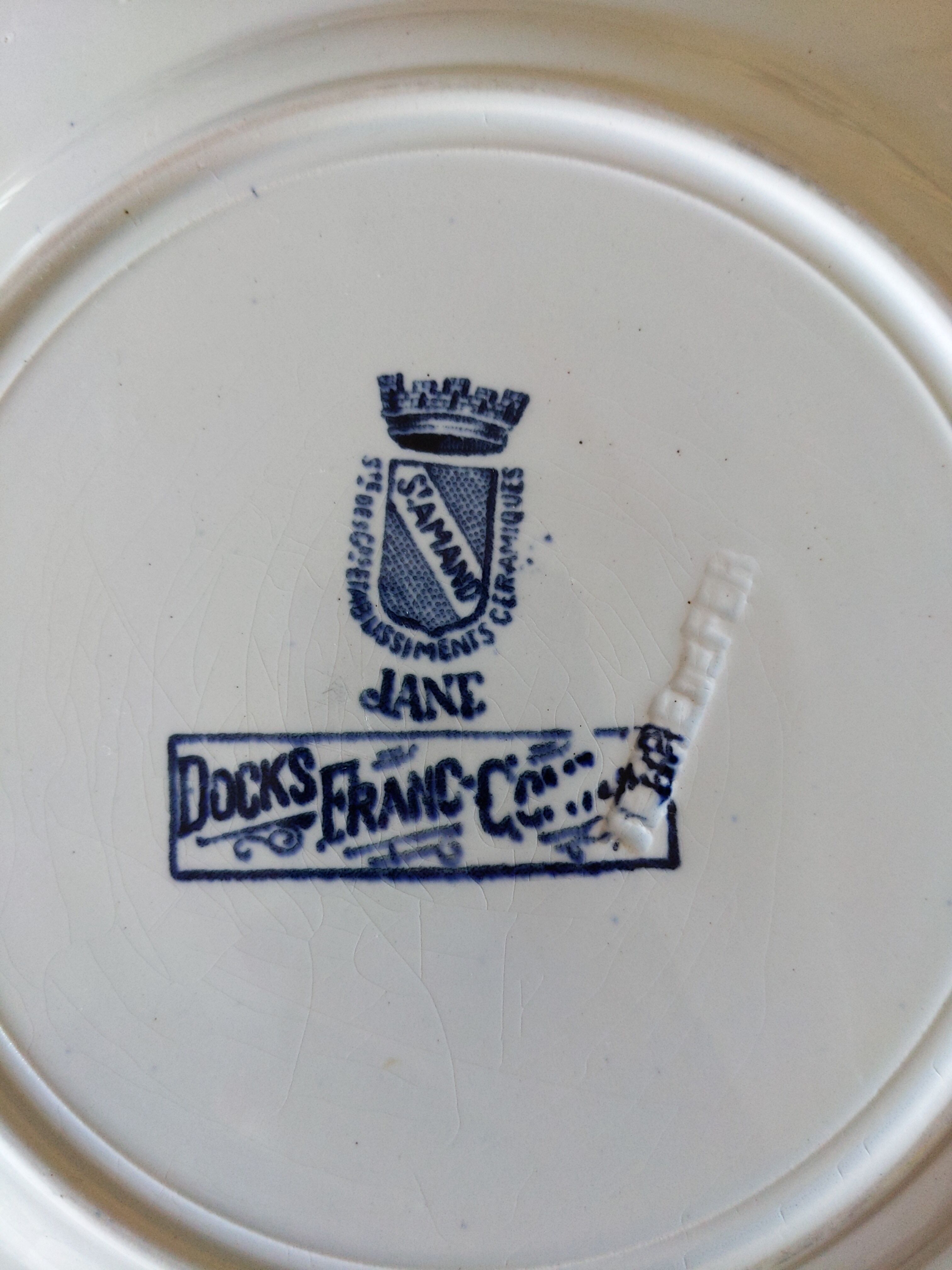 Plate old iron land saint Amand Jane docks franc comtois