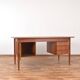 Mid-Century Danish Teak Desk by Gunnar Nielsen for Tibergaard, 1960s.