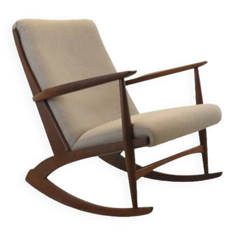 Danish design classic Cube boomerang rocking chair by Søren Georg Jensen