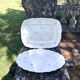 French Sanguimines Porcelain Serving Platters (Set of 2)