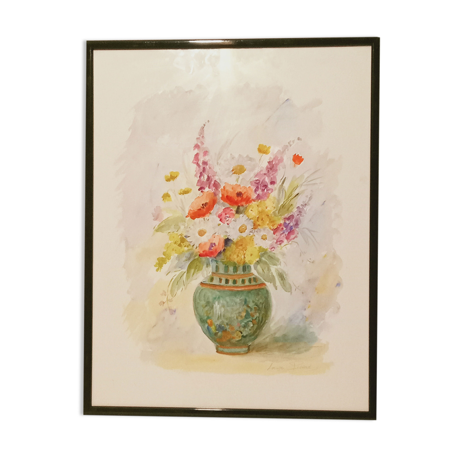 Original watercolor Louise Picard