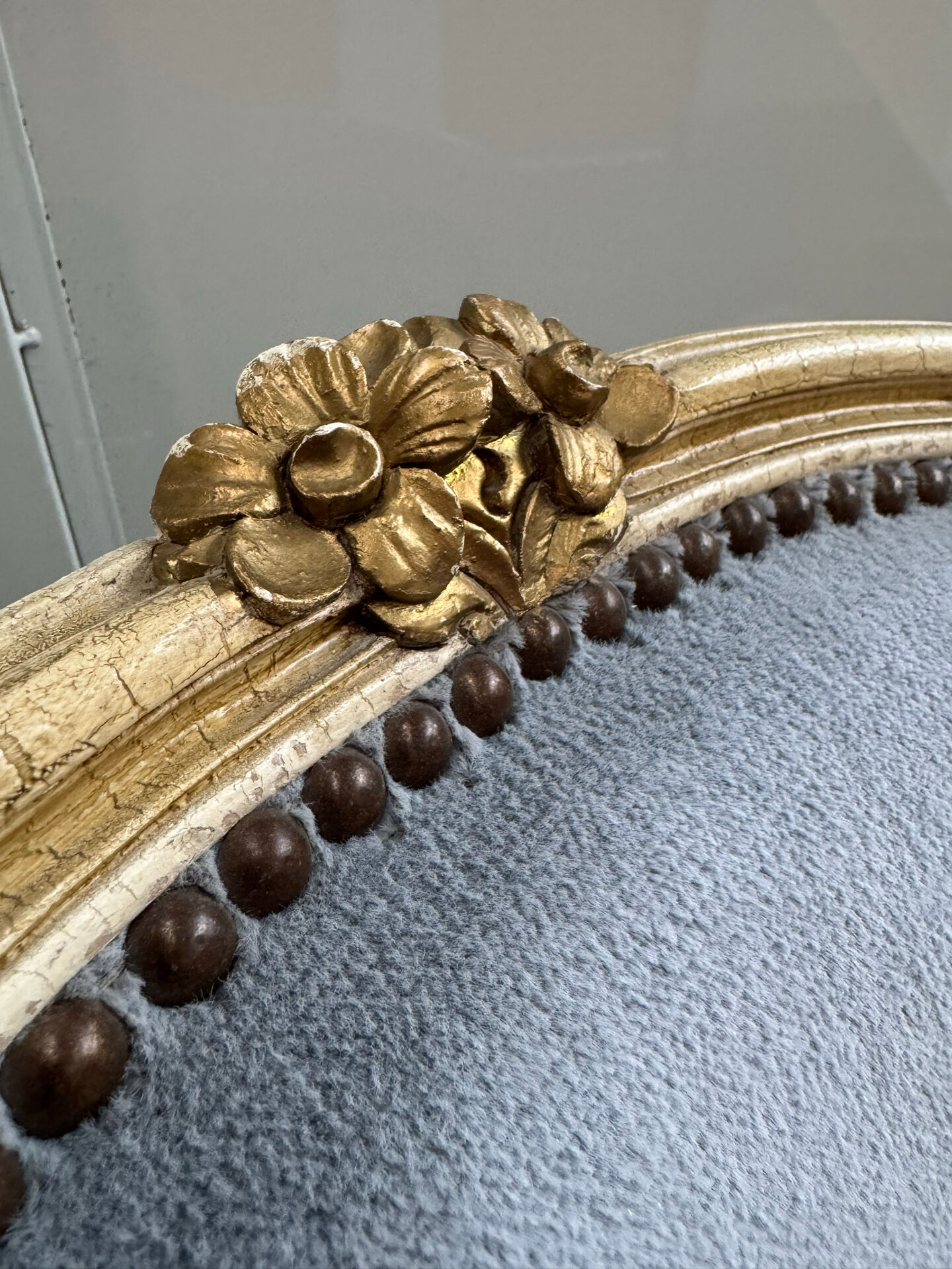Pair of cabriolet armchairs in Louis XV style