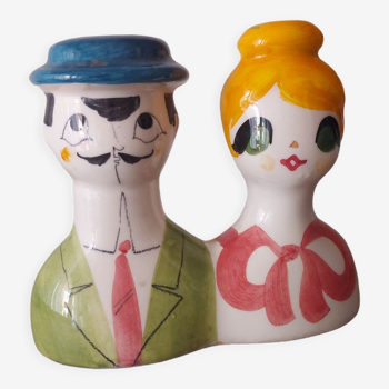 Ceramic candle holders , Italy