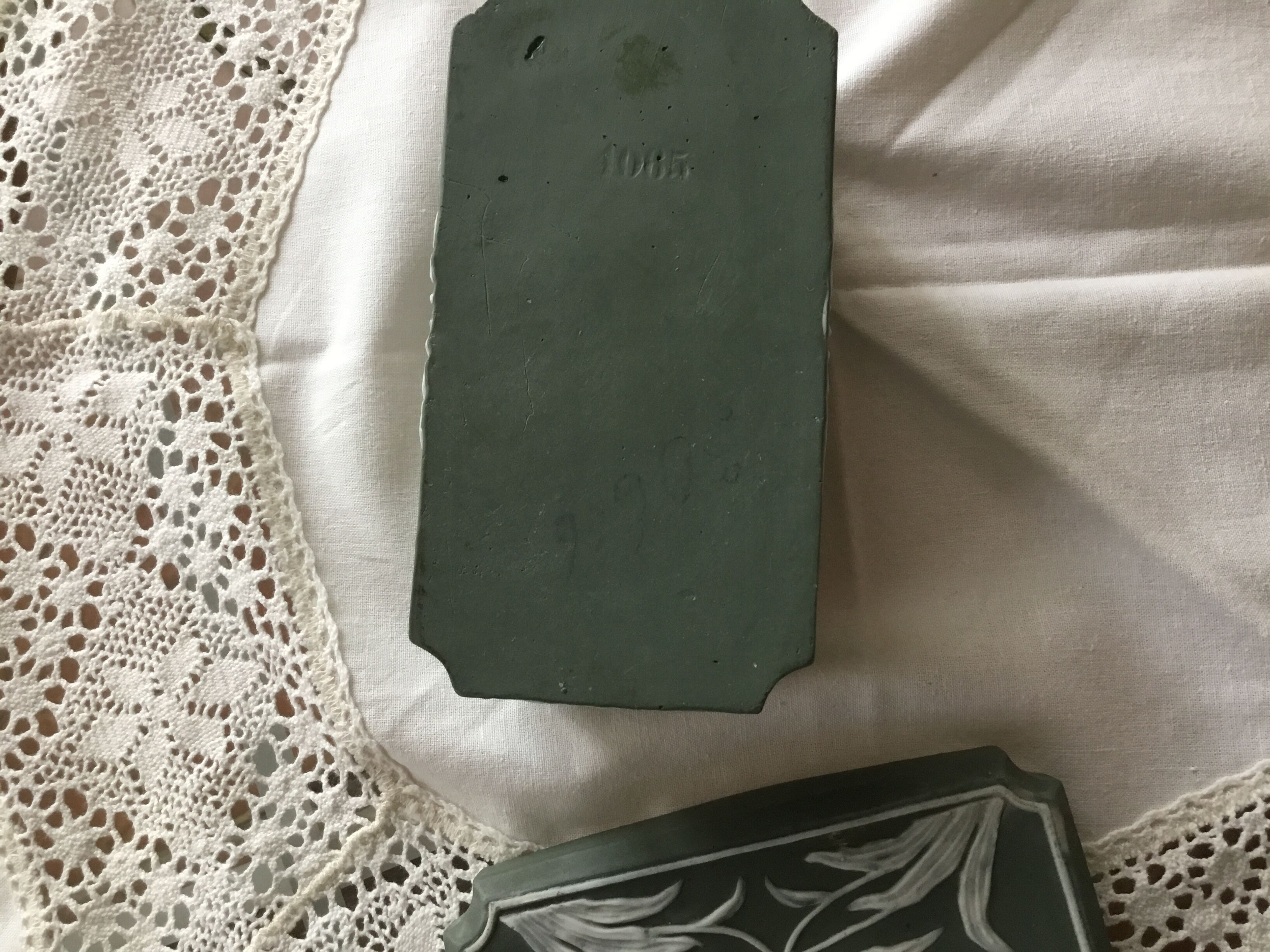 Wedgwood-style ceramic box