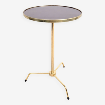 Guéridon tripode vintage table d'appoint 1970