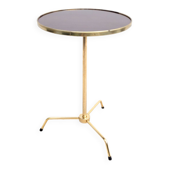 Guéridon tripode vintage table d'appoint 1970