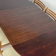 Table de salle à manger scandinave en palissandre année 60
