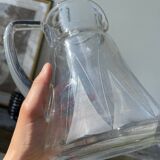 Art Deco glass pitcher