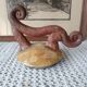 Art ceramic vase signed – Pre-Columbian style / Vallauris spirit