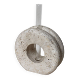 Travertine vase