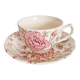 Tasse et sous-tasse , Johnson Brothers  modèle Rose Schintz . en excellent